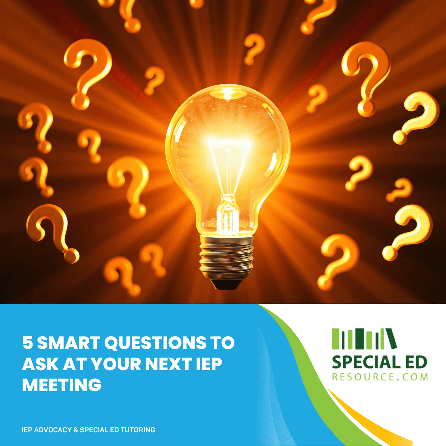 Parent asking questions during an IEP meeting