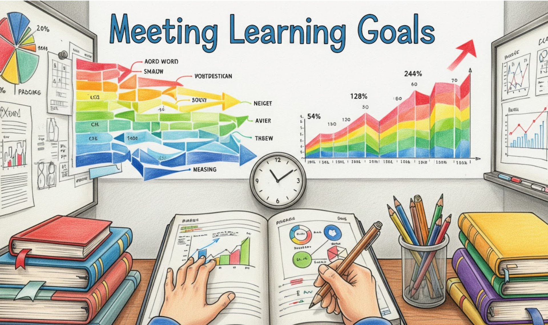 Special needs student learning with virtual tutor at home